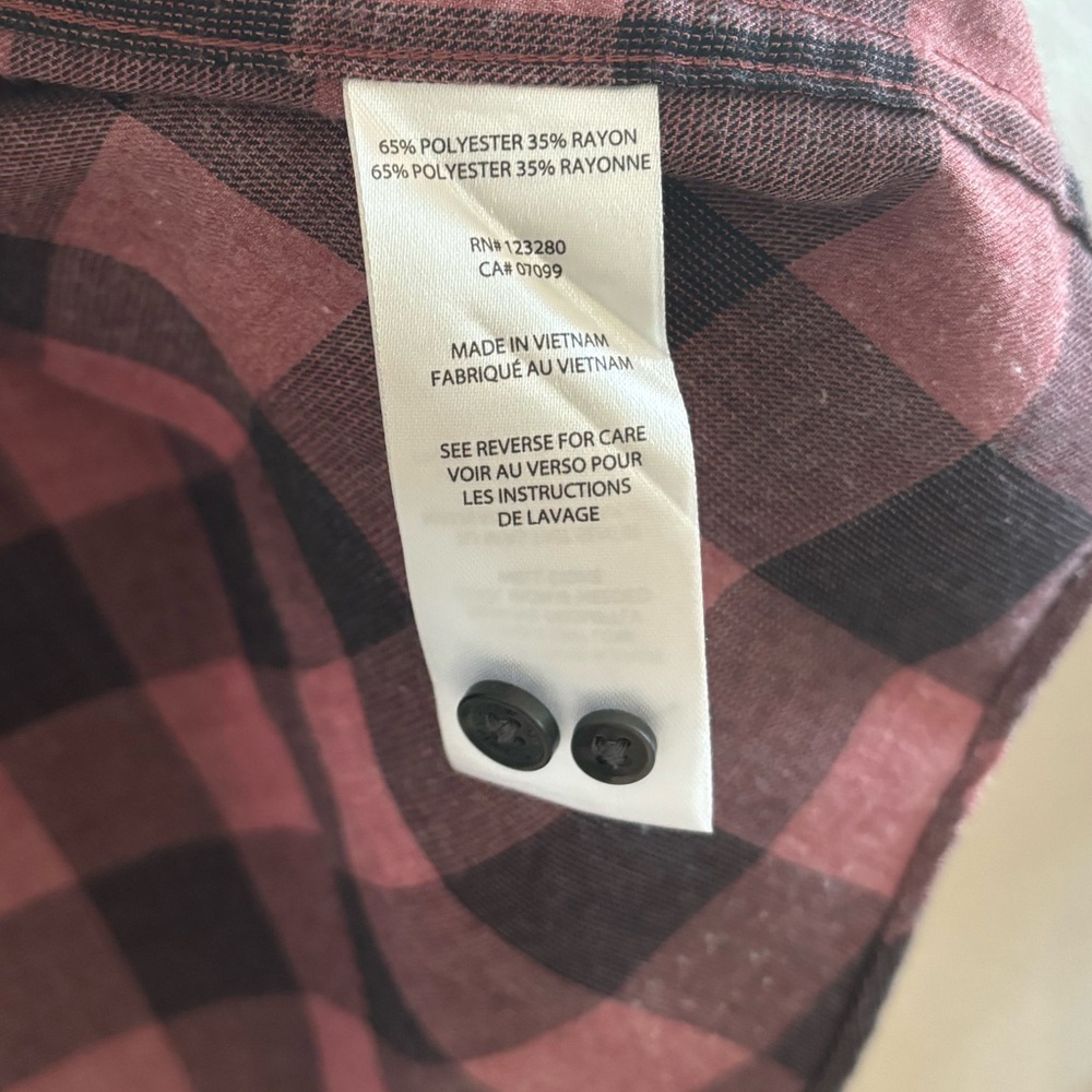 Travis Mathew Gingham Check Button Up - image 3